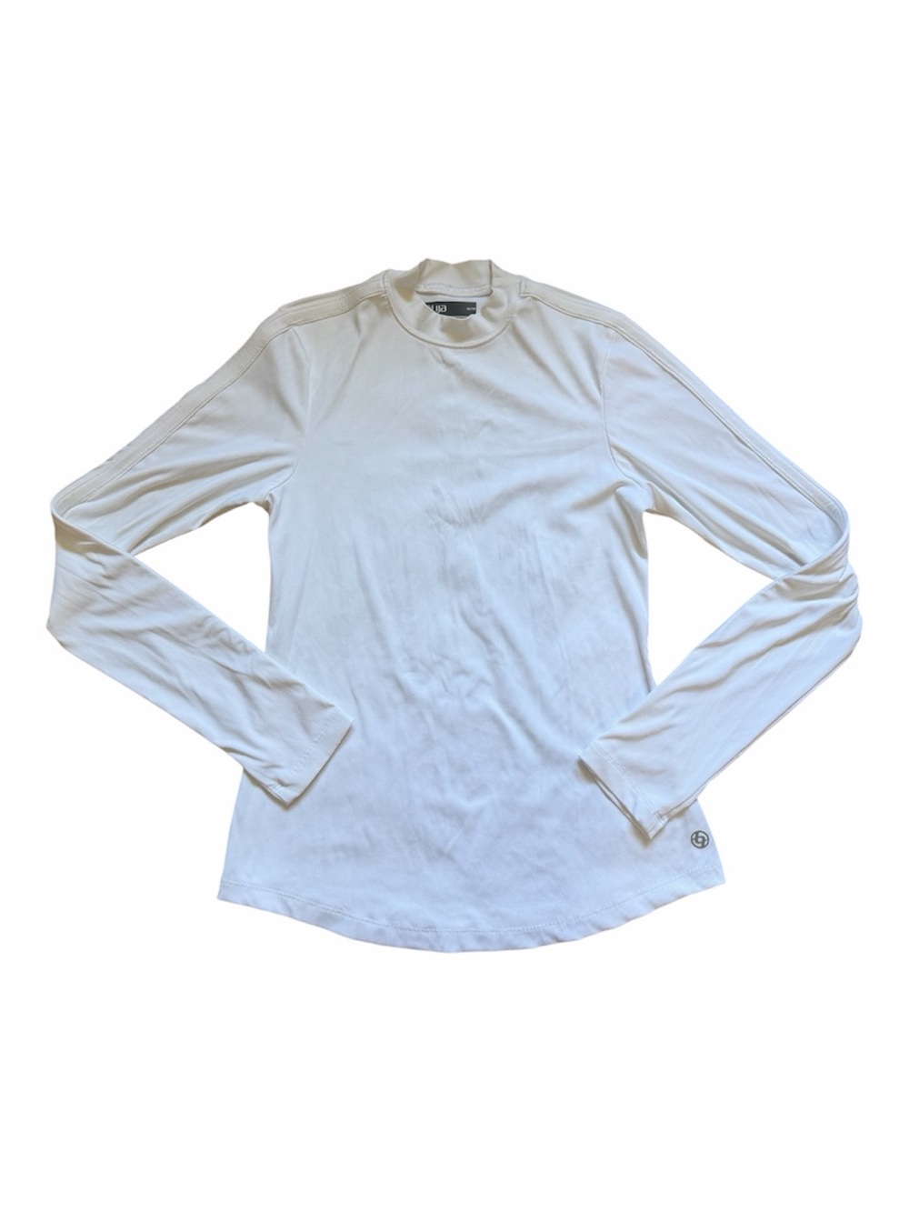 Lija White Long Sleeve Crewneck Shirt